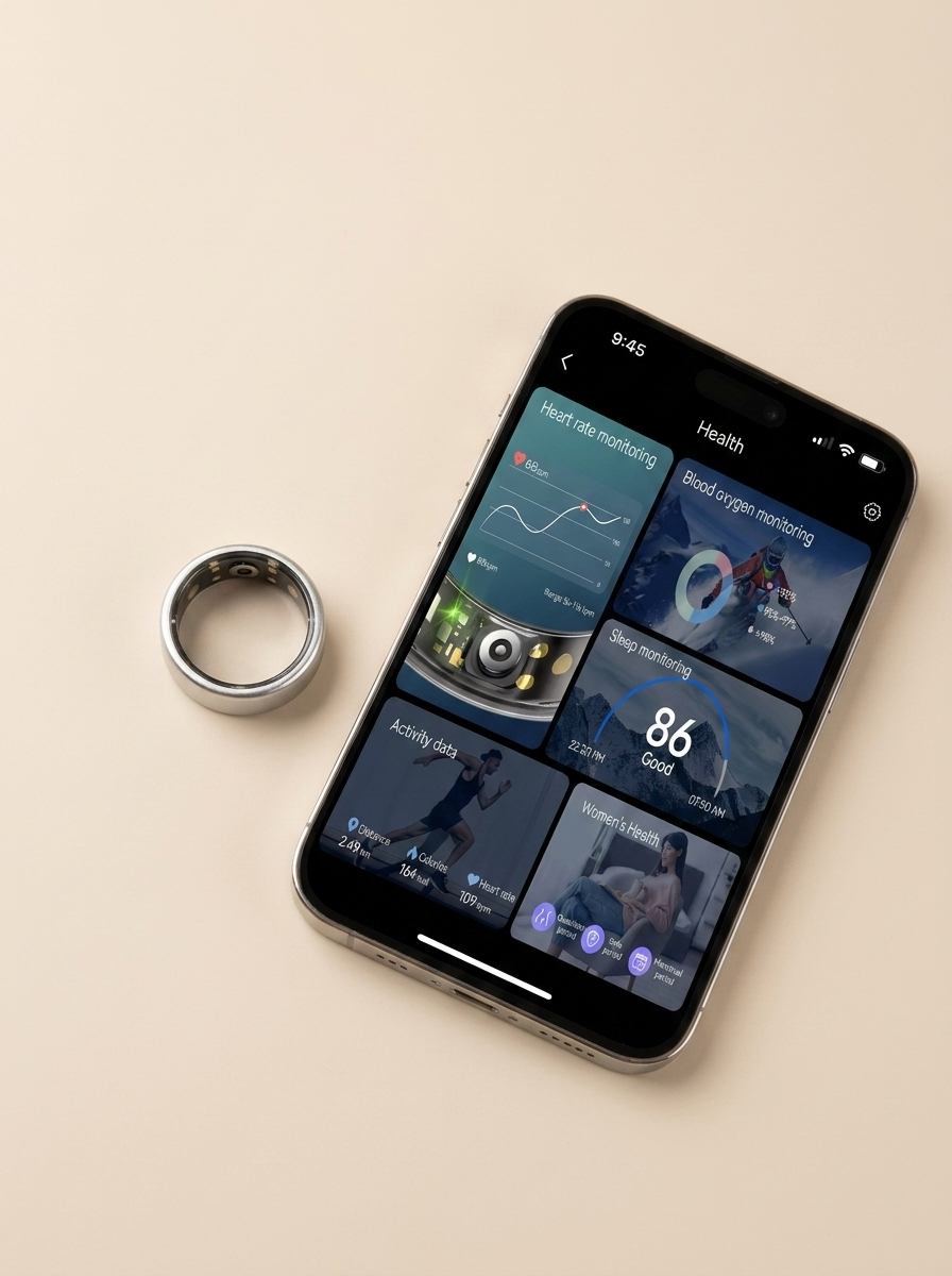 NOVI Smart Ring — Sleep, Recovery & Heart Rate Tracker